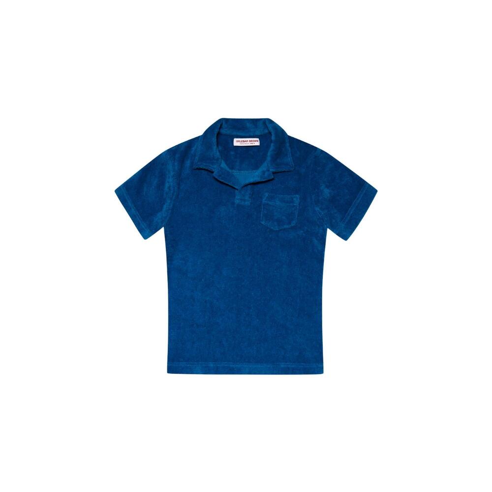 NEW ORLEBAR BROWN boy's digby top in signal blue